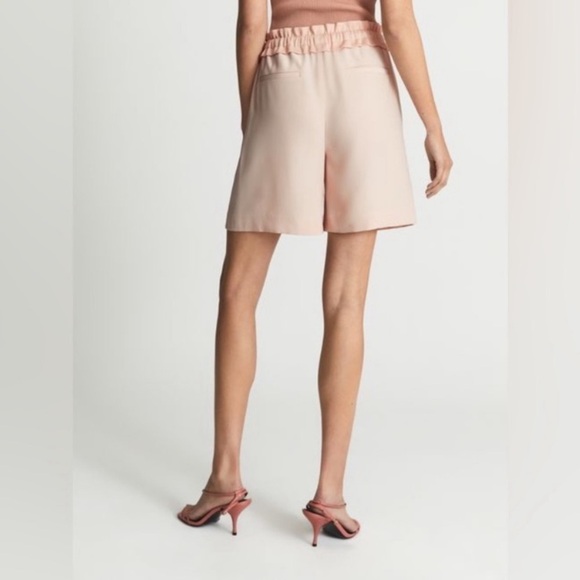 New! Reiss Reni ruffle pull-on shorts pink nwot 30226 - Picture 5 of 12